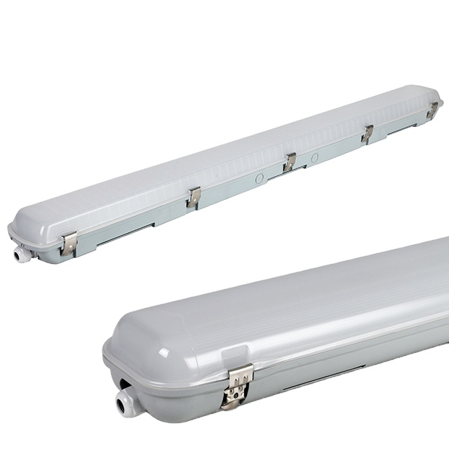1200mm Water Proof Linear Batten Fixture 40w IP66 Motion Sensor LED Triproof Light