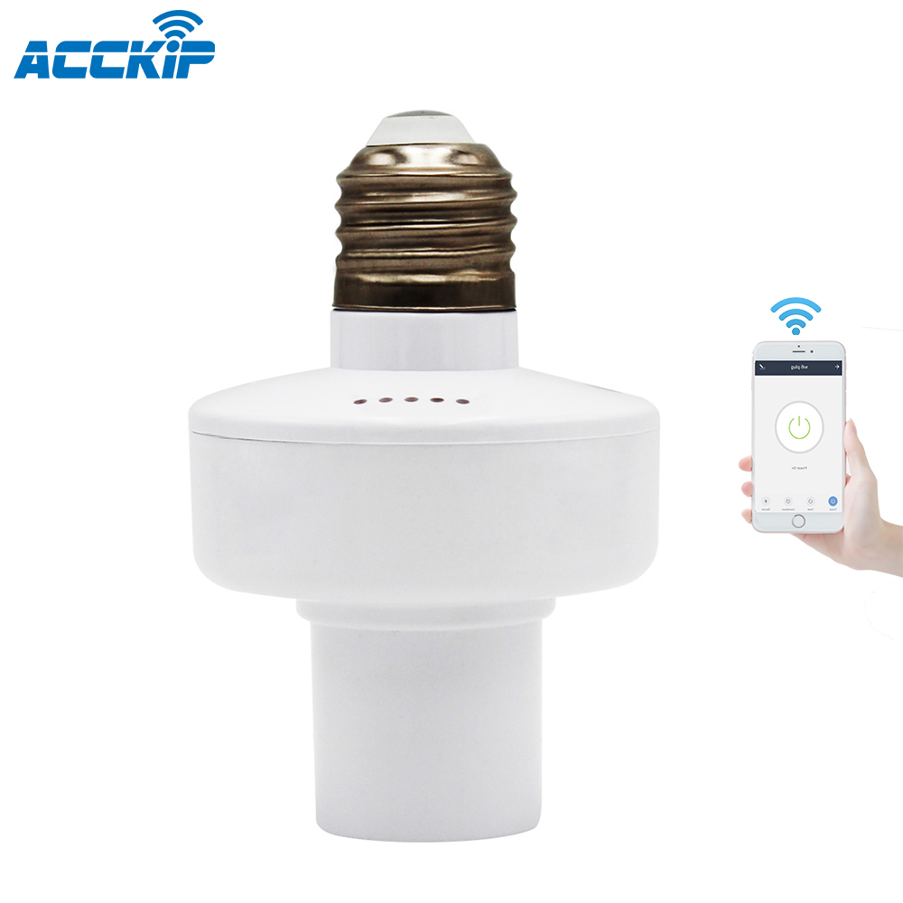 ANPU умный дом Wifi подключение Беспроводное управление умные типы электрическая розетка Wifi электрическая лампа держатель E27 с CE ROHS