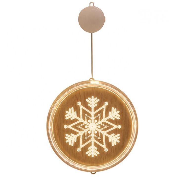 Creative 3D Hanging LED Decoration Lights Holiday Lighting Layout Window Christmas Lights