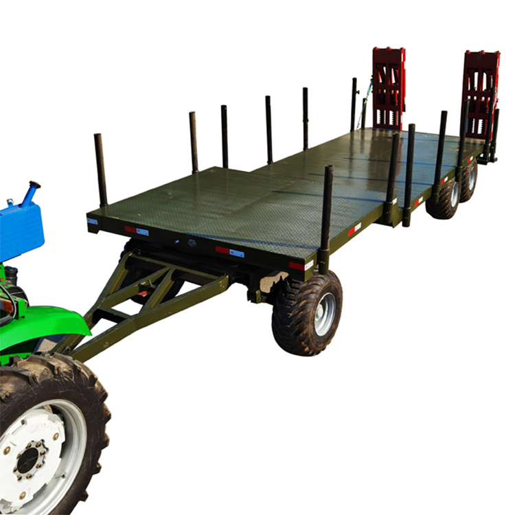 Transport heavy machinery equipment tools 13 tons trailers loader plane tractors farm flat trailer