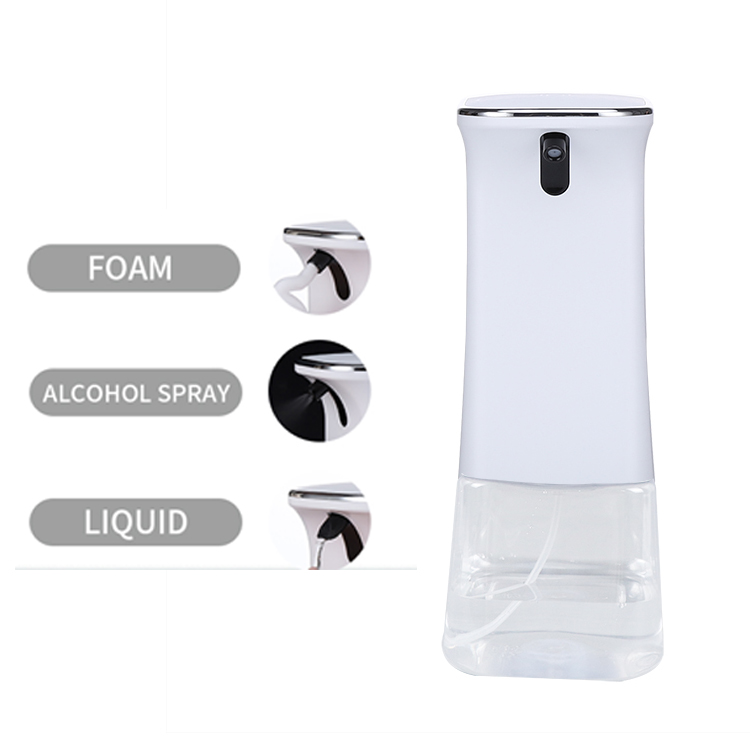 ABS auto touchless hand foam spray dispenser, liquid automatic sanitizer soap dispenser