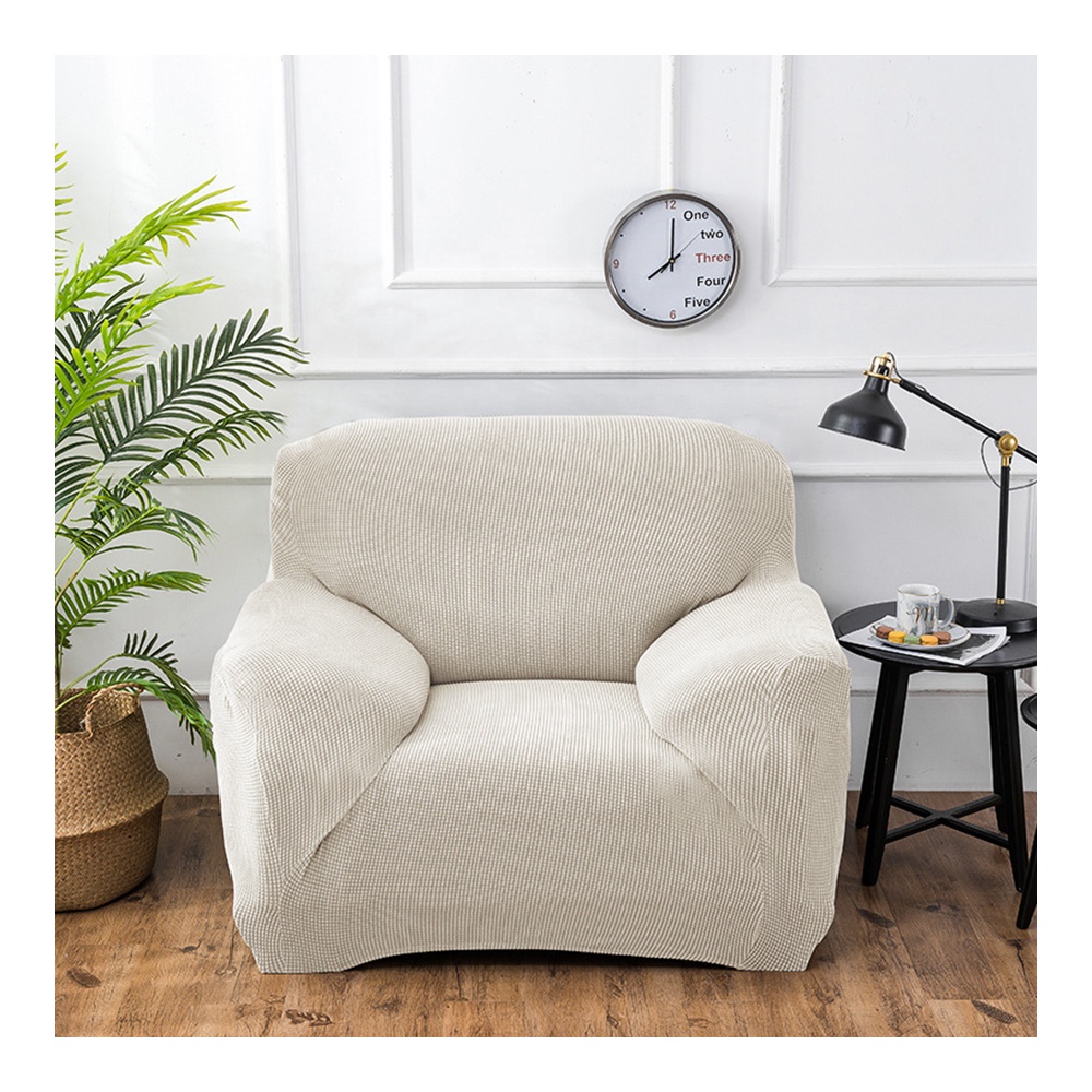 One Seater Best Sofa Set slip cover sofas Cover Waterproof Couch Arm Chair Cover For White