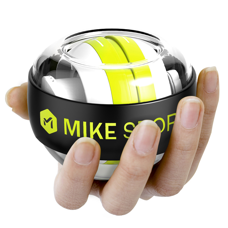 Yellow Wrist Ball Grip Self-starting Men Female Exercise Centrifugal Arm Strength Super Gyro hand use Mini office home