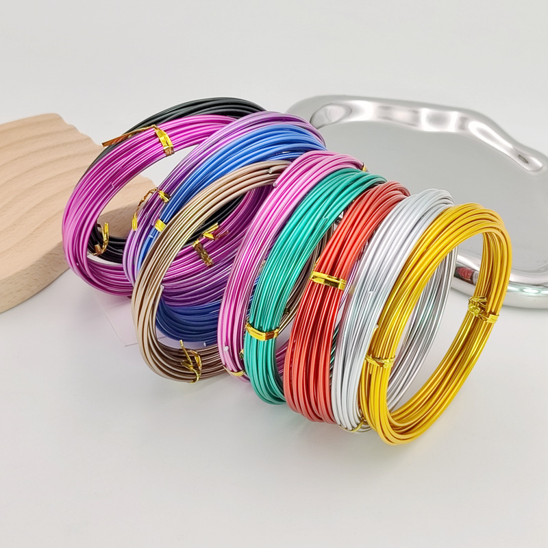 2MM Aluminium Craft Making Aluminum Bonsai Wire Floral Art Aluminum Wire Bendable Metal Craft Wire