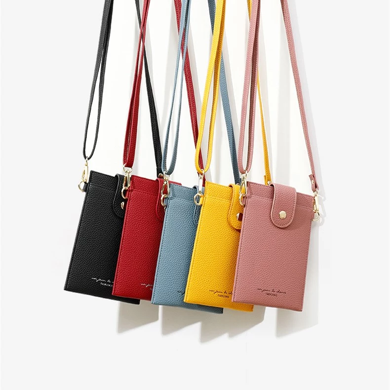 2021 New Fashional Girly Crossbody Phone Wallet Case Mobile Phone Crossbody Bags