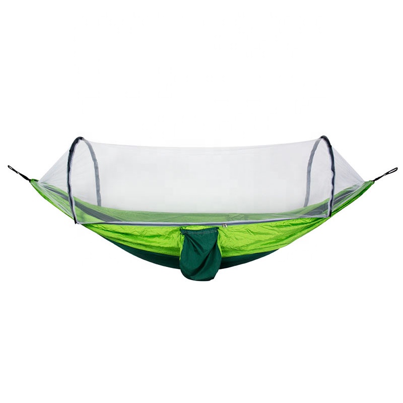 Travel Outdoor Backpacking Camping Hammock Mosquito Net Nylon Single Hiking Hammock Lightweight Durable Hiking Hammock Nylon