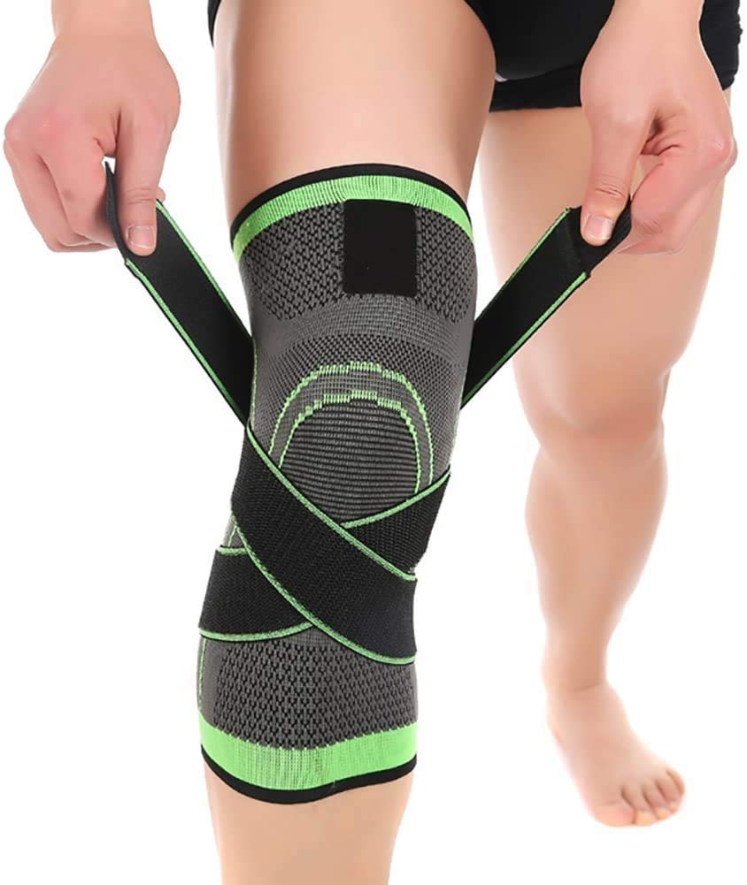 2021 New Arrivals Elastic Neoprene Knee Support Sleeve Compression Sports Knee Brace For Pain Relief