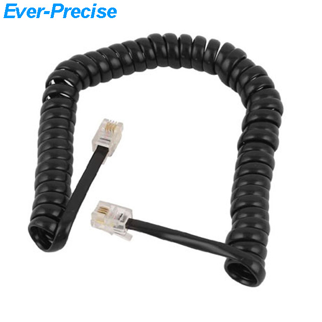 RJ12 спиральный кабель PVC 6P6C спиральный кабель