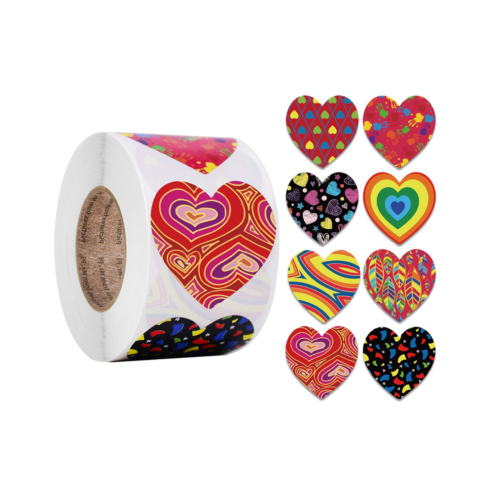 Wholesale 25mm 500pcs/Roll Label Sticker Roll, On Sale Round Gift Packaging Self-Adhesive Label