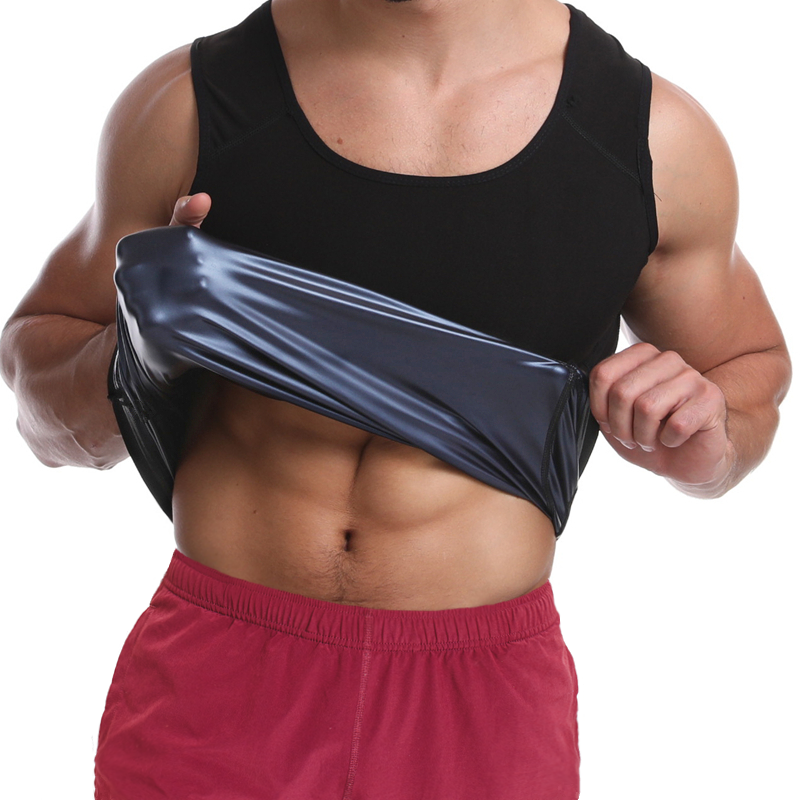 Hot Seller Sauna Vest Sweat Shaper Body Slimming Men Hot Gym Tank Top