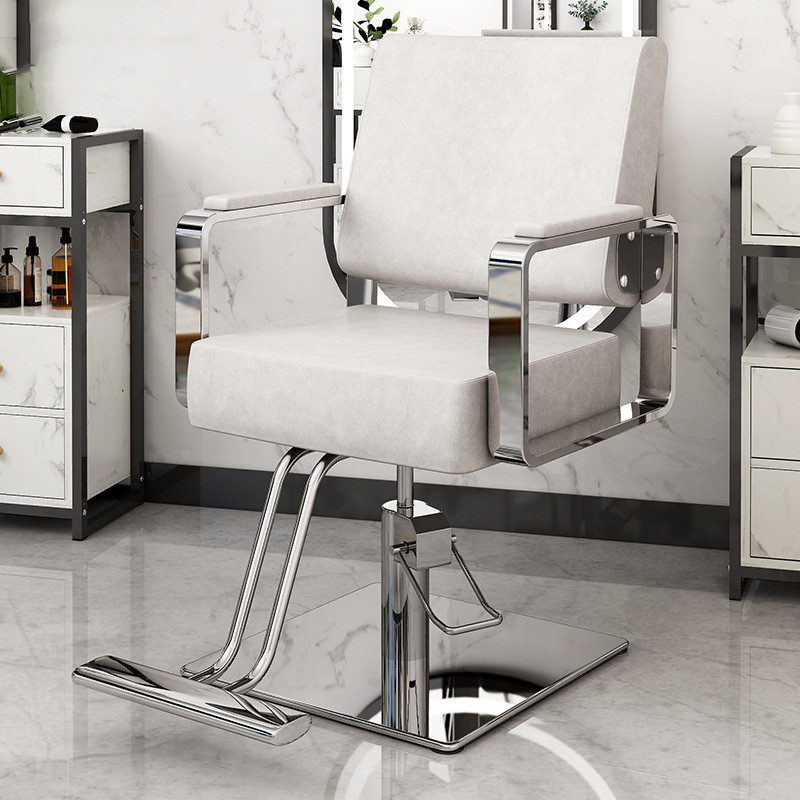Adjustable High Seat metal furniture Cheap hair produtos para barbearia Outdoor equipment set Barber shop Salon Makeup Chair