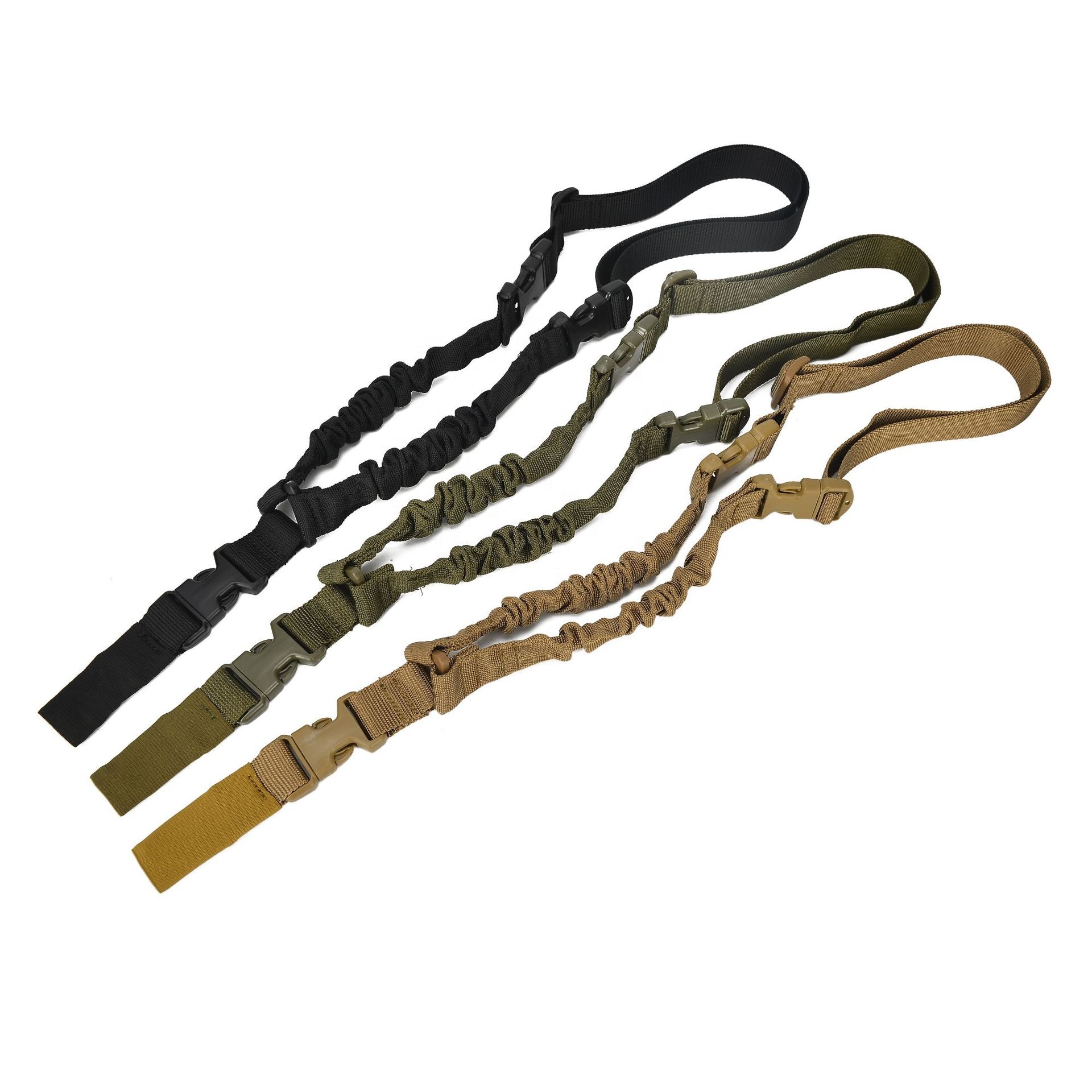 YAKEDA tactical hunting bungee one point single gun sling strap belt rifle sling