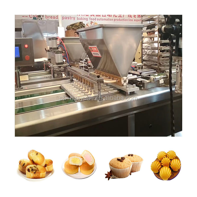 Complete Muffin Cake Center Filling Cake Bakery Equipment