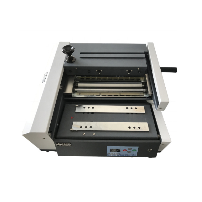PB-380 A4 Desktop semi-automatic office hot melt paper glue binding machine /perfect binder