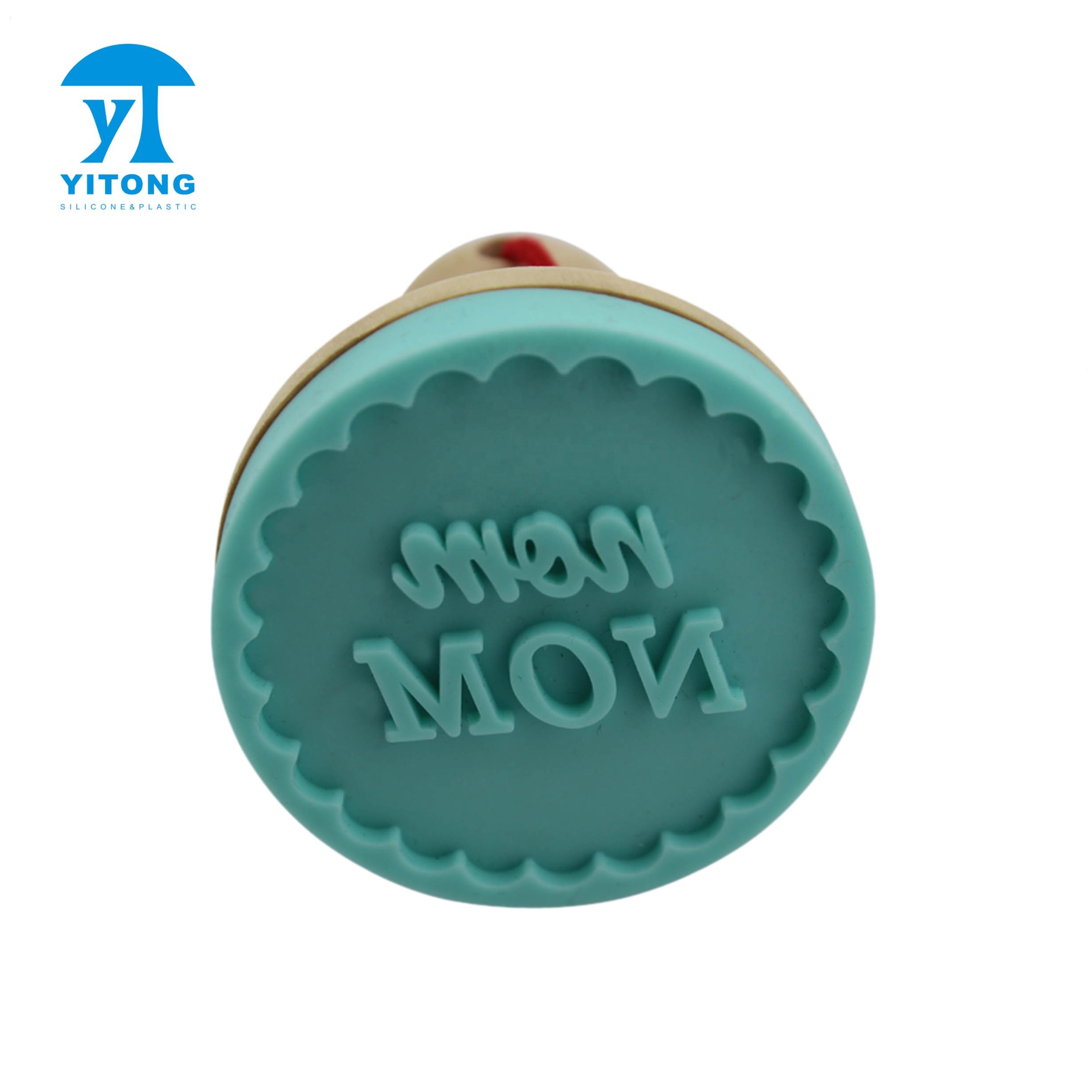 Custom design Wholesale Silicone DIY Cookie Stamps Fondant Cake Mold Silicone Biscuit stamp
