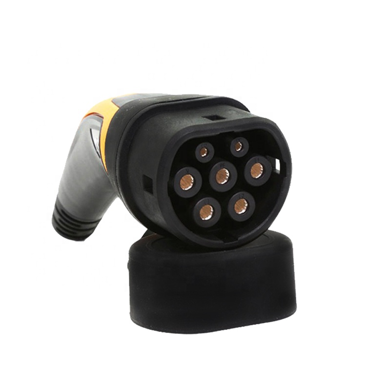 16A single phase type 2 ev charing cables for public EV charger station charging cords one side open