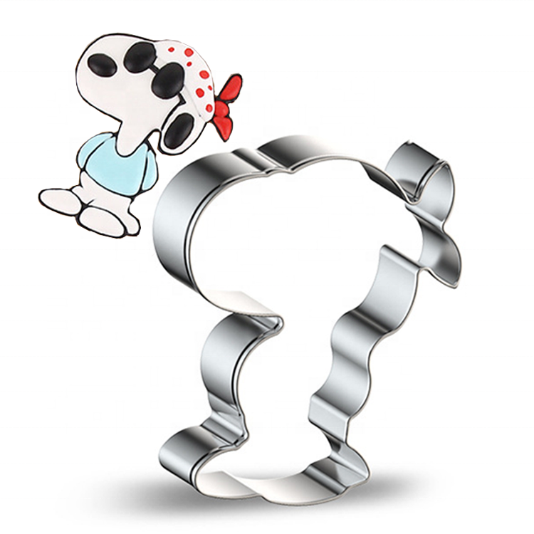 Food Grade Cartoon Pet Dog Stainless Steel Cookie Cutter Baking Tools