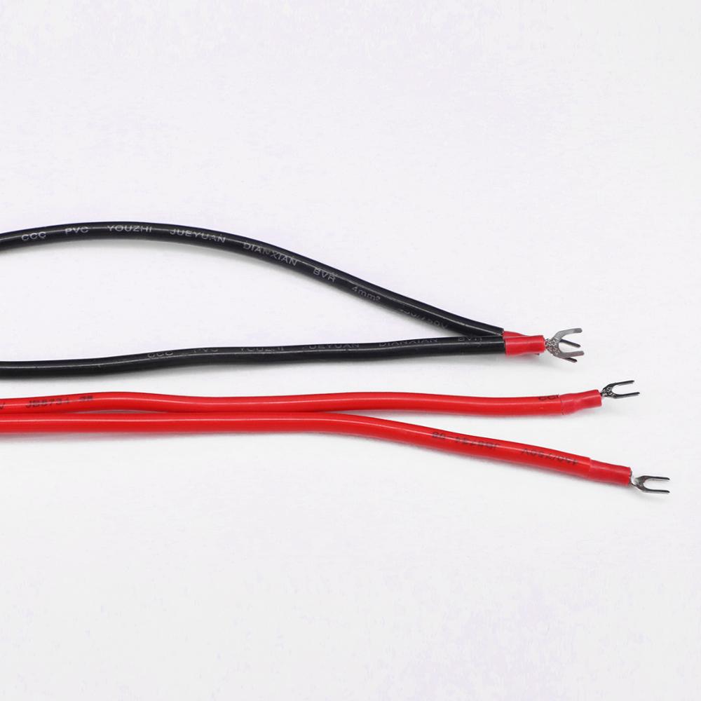 Кабель питания 450/750 в JB8734-98 CCC PVC BVR 4MM2 красный и черный 20 см высоковольтный медный промышленный по мере необходимости