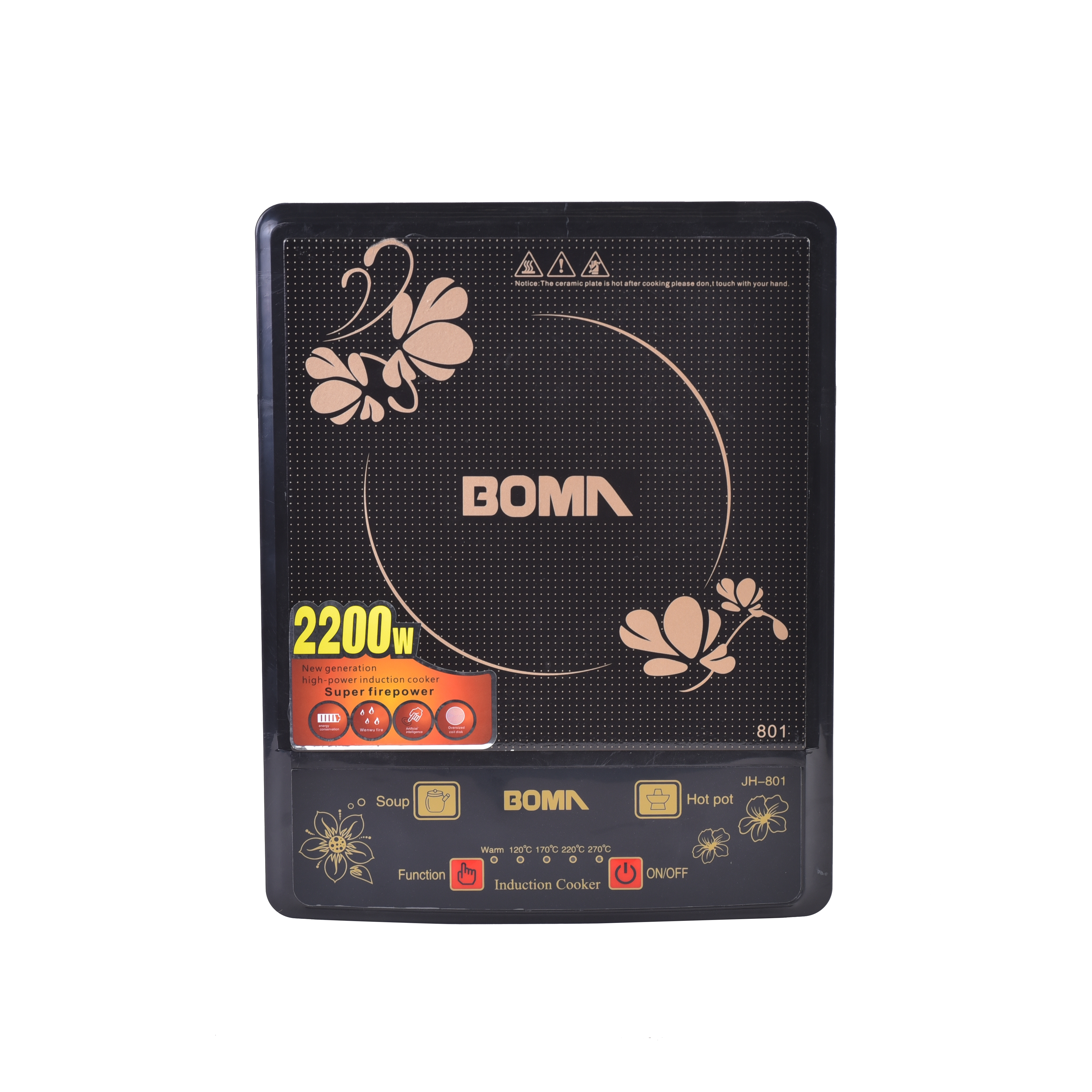 BOMA 2200 Вт одна горелка многофункциональная электрическая индукционная плита Бытовая техника горячие плиты низкая цена индукционная плита