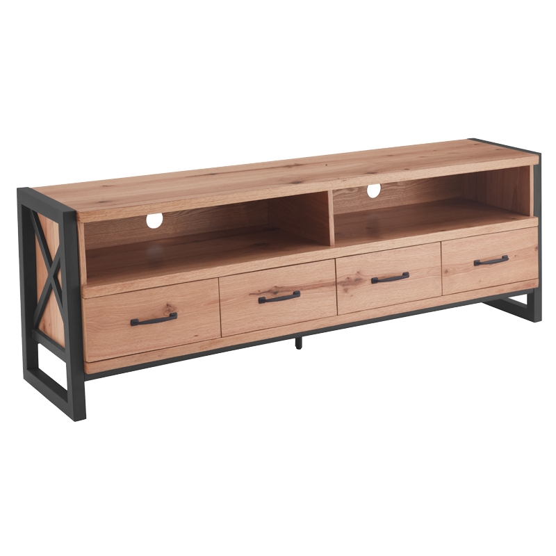 Modern wood TV stand sideboard cabinet