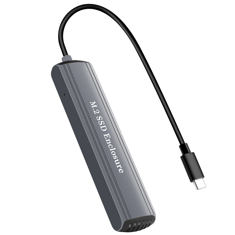 Встроенный кабель SSD Nvme M2 корпус M2 A 2 SSD USB C разъем 10 Гбит/с Алюминиевый Gen 2 м. 2 внешний корпус концентратор