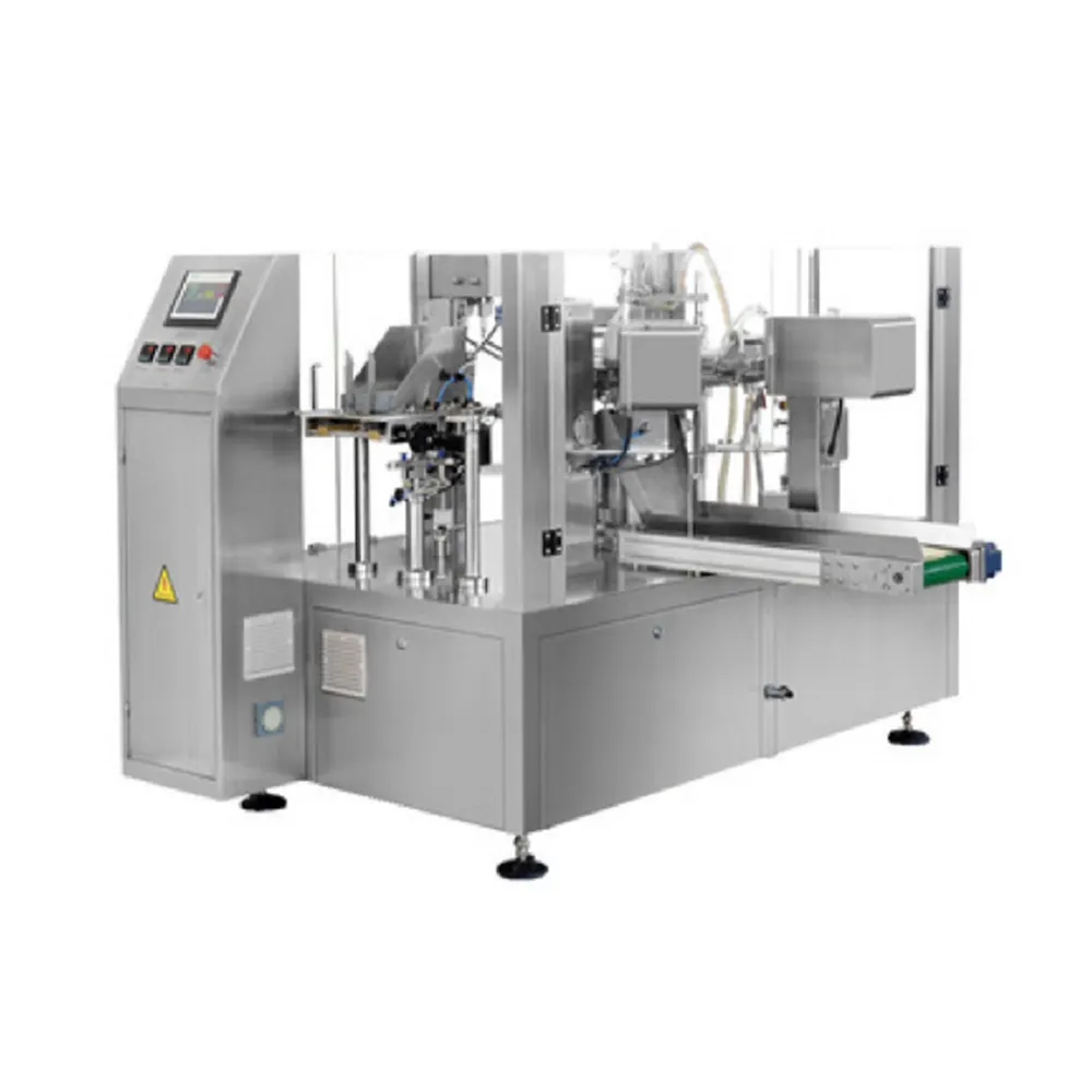 Automatic stand up pouch packing machine for Bechamel