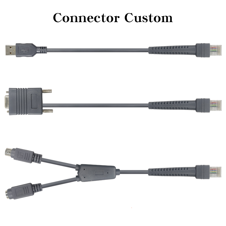 Высокое качество 5 м 16ft USB «Папа-папа» RJ45 сканер штрих-кода кабель для передачи данных для сканер штрих-кода Honeywell 1300G 1400G 1900G CBL-500-300-S00
