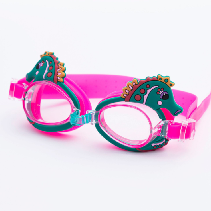 professional swim glasses colorful cute cartoon silicone anti fog diving in swim pool swim goggles kids 3-6