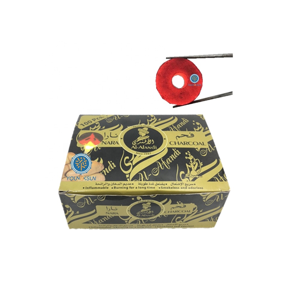YKS 35 мм AlAfandi lemon quick light КАЛЬЯН уголь для Индии