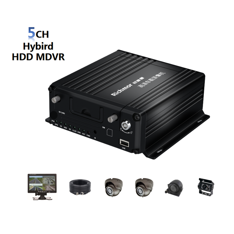 Richmor оптовая продажа 4G, GPS, Wi-Fi, датчик поворачивания экрана 4 канала 720P жесткий диск для хранения мобильный автомобильный видеорегистратор