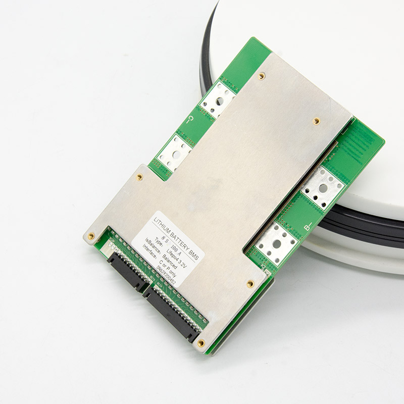 high quality 8S 100A 24V BMS for lifepo4 battery pack with balance and common port for e-bike