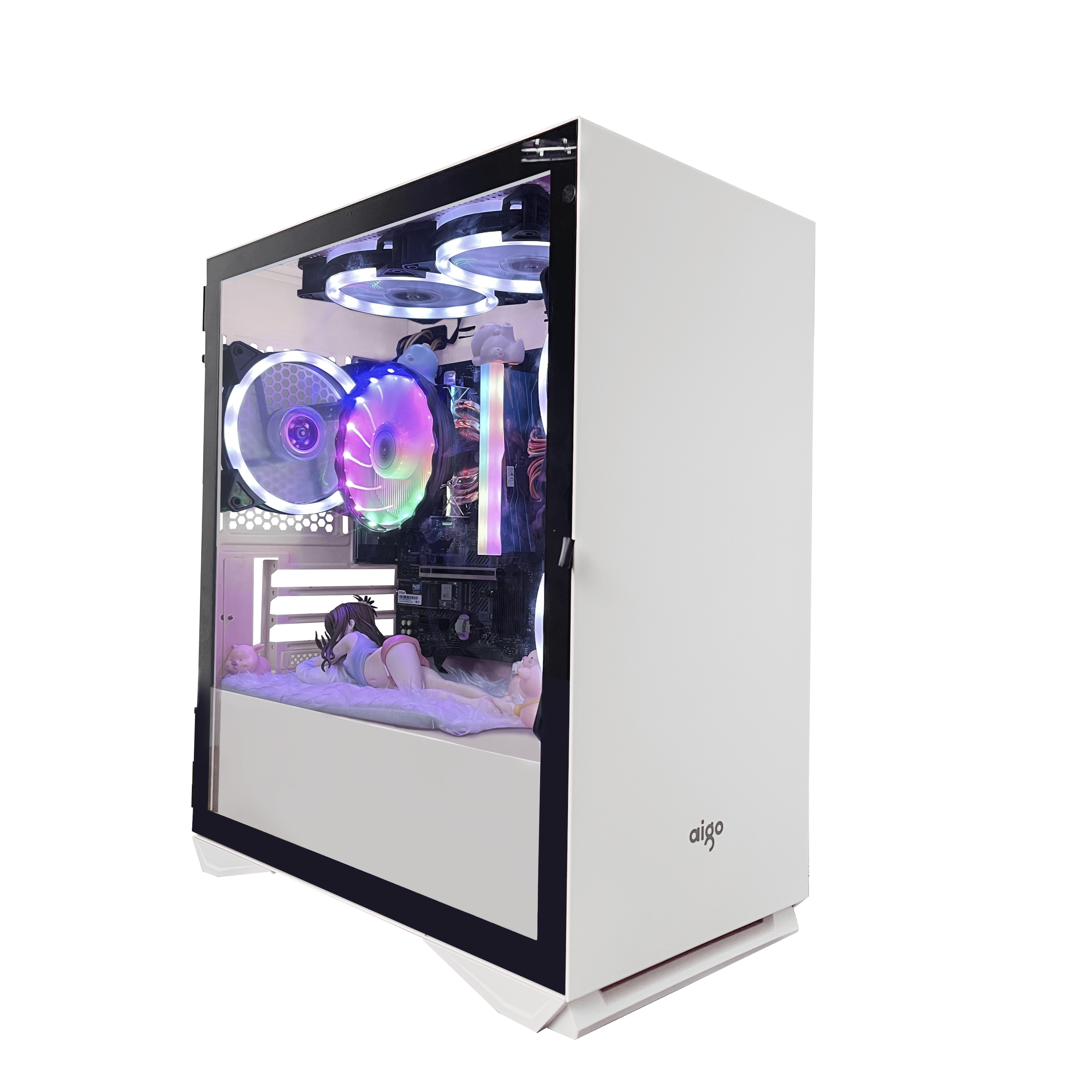 Оригинальный OEM корпус ЦП Rgb настольный компьютер Корпус и башни оборудование игровой ПК компьютерный корпус