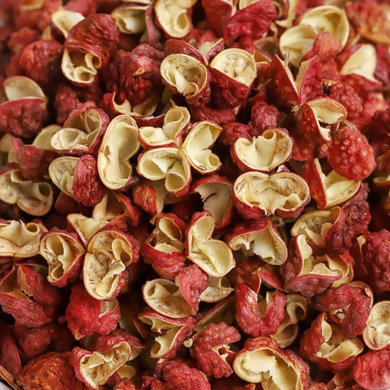 Sichuan Hanyuan Whole Form Da Hong Gao Pepper Fresh Raw Herb Spice Seasoning Barbecue Cardamom Seed Oil Chilli Pepper Salt Sun