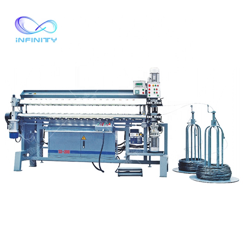 SX-200S Automatic Bonnell Spring Assembling Coiling Machine For Mattress