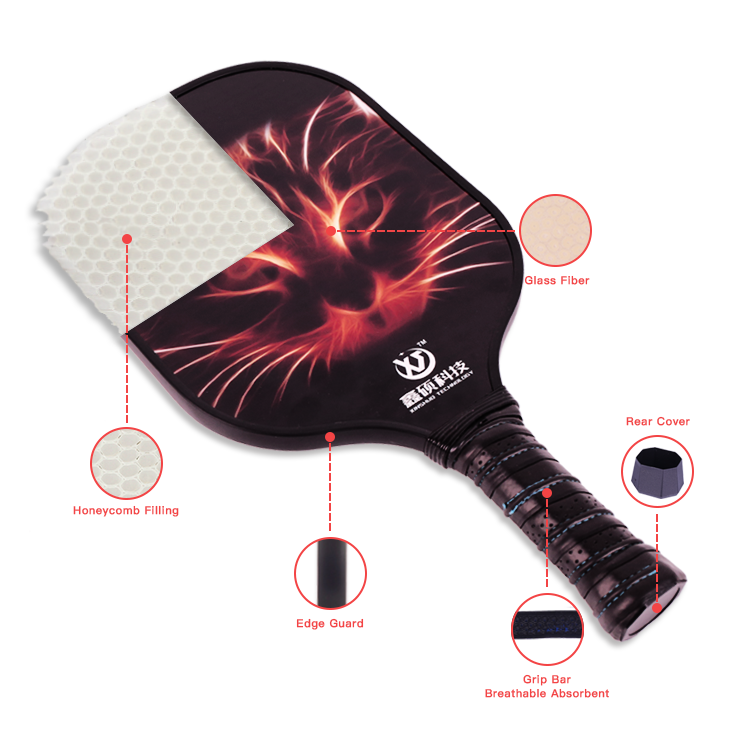 OEM Премиум Pickleball графитовое весло Pickleball Paddle ракетка