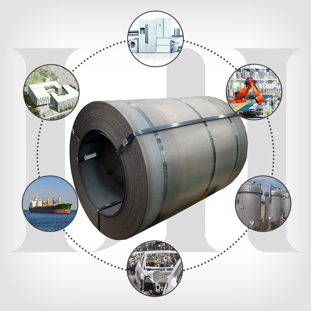hot rolling carbon steel coil low carbon steel coil price steel