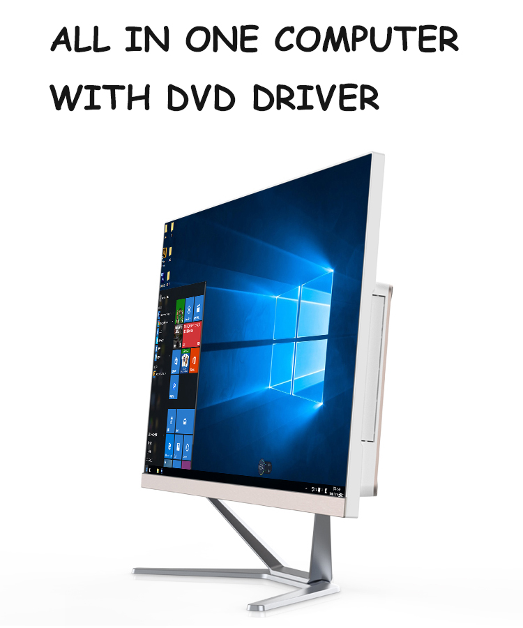Настольный ультратонкий моноблок I3 I5 I7, 23,8, 27 дюймов, 12 В, 19 в