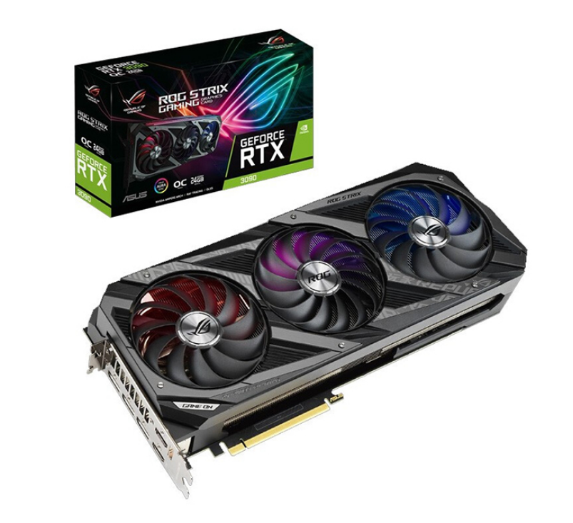 ASUS ROG-STRIX-RTX3090-O24G-Gaming видеокарта с 1860-1890 МГц 24 ГБ GDDR6X Поддержка 8K монитор ASUS ROG STRIX RTX 3090