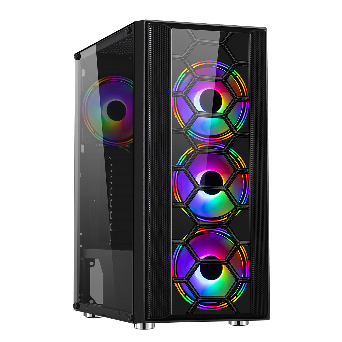 Оптовая продажа, индивидуальный корпус, корпус компьютера, ПК atx с RGB-подсветкой