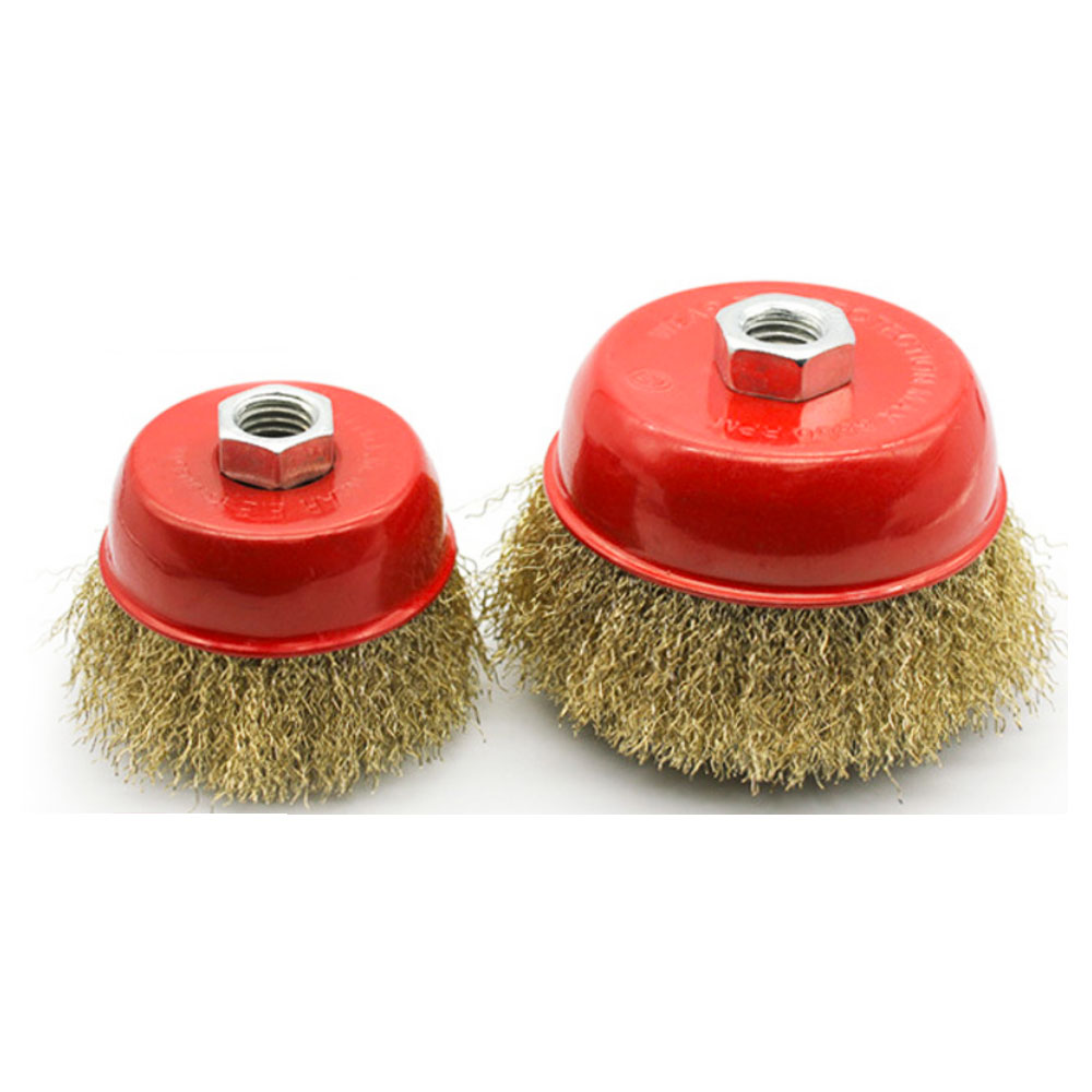 Crimped Cup Wire Brush for Cleaning Rust