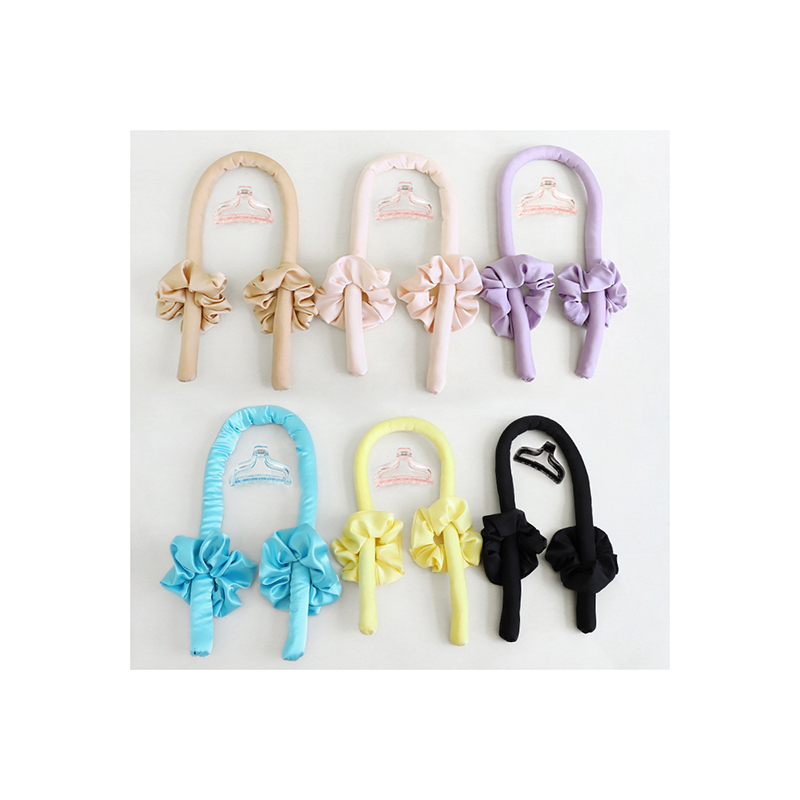 Wholesale Hair Accessories Sponge Foam No Heat Curling Wand Headband Hair Ring Lazy Curling Iron