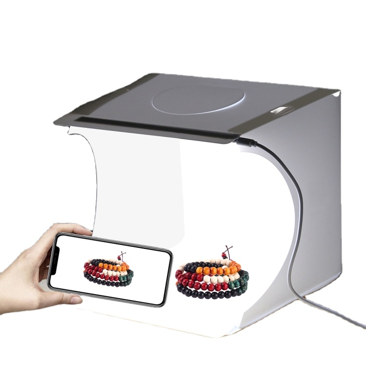 PULUZ 20 см Фотография Light Box обращаем ваше внимание, тента вспышки для мелких предметов световой короб с 6 видов цветов фон для фотосъемки