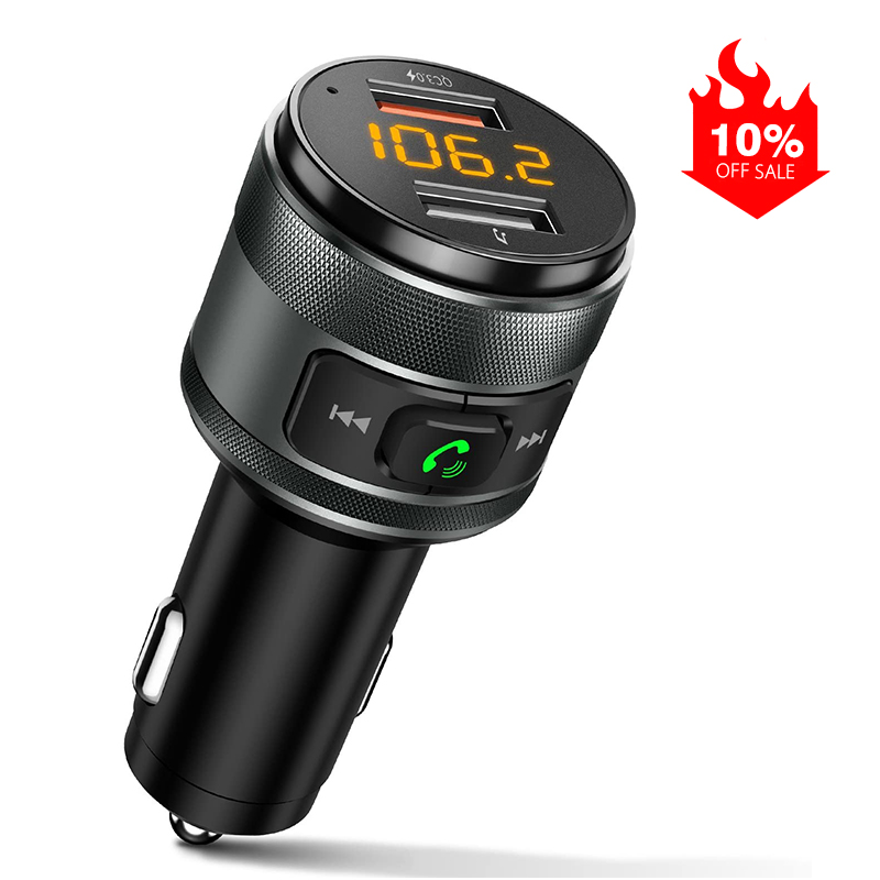 Самые продаваемые товары от производителя, Автомобильный MP3-плеер QC3.0, автомобильное зарядное устройство с быстрой зарядкой и fm-передатчиками, автомобильный комплект с Bluetooth