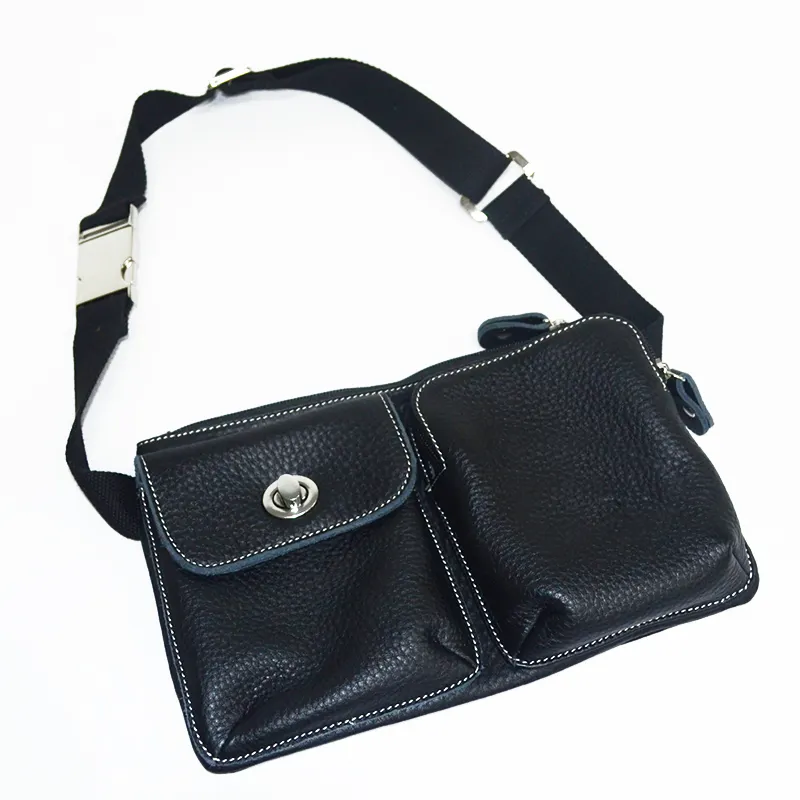 wholesale oem customized 100% leather handmade fashion lady cross body bag portable shoulder strap dating bag