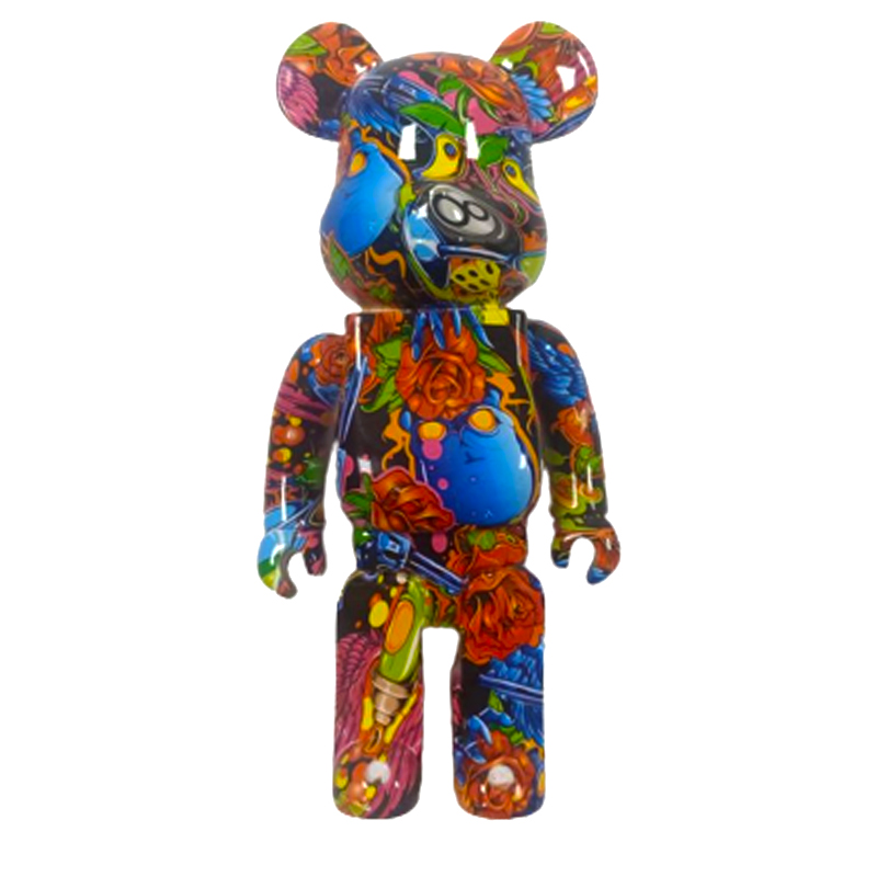 Различные узоры под заказ, статуя Bearbrick 400 для украшения дома