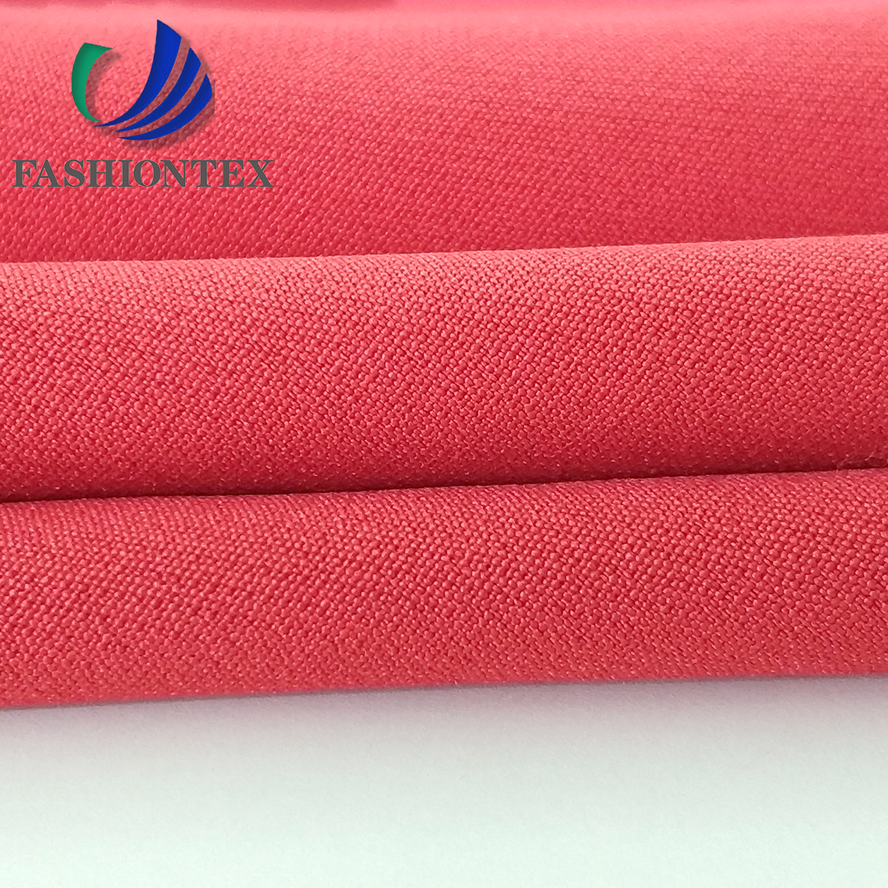 Fashiontex 75D double 4 ways stretch fabric polyester spandex mixed twill fabric