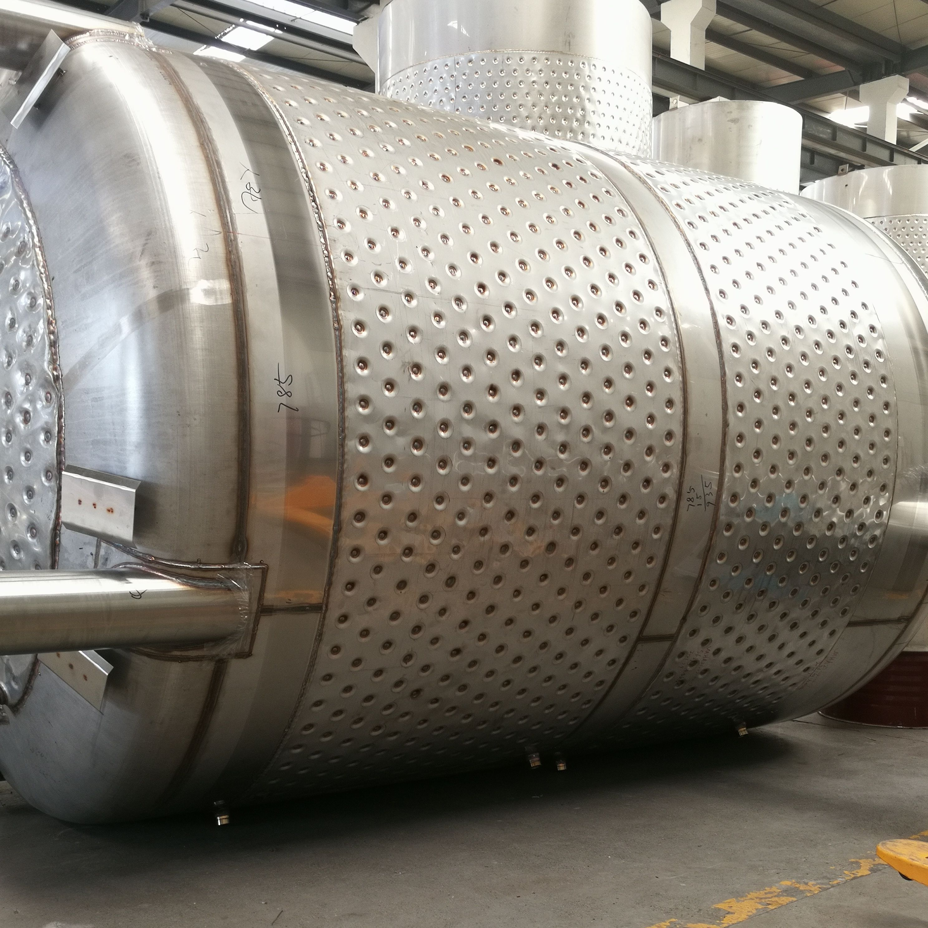 3 layers Stainless steel fermentation tank with electric or steam heating
