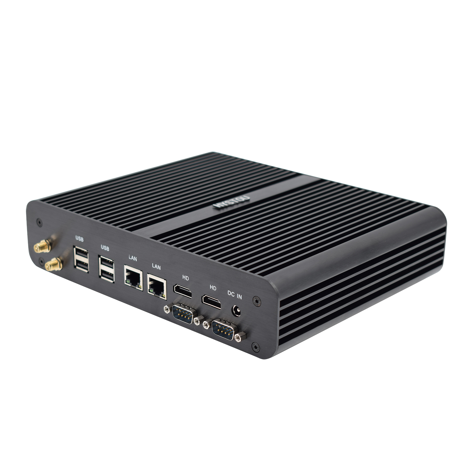 Computer desktops best fanless mini pc 12V Core i3 Intel HD Graphics 5500 HD SD mini gaming pc 2019 all in one desktop computer