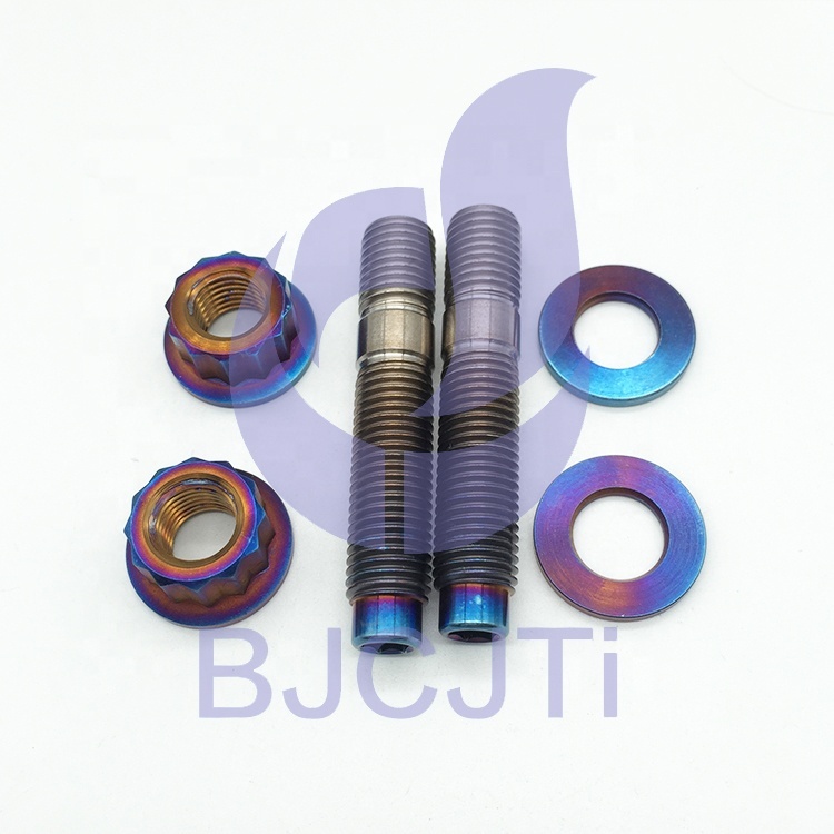 Titanium Manifold Exhaust M10 Gr5 Titanium Stud Bolts