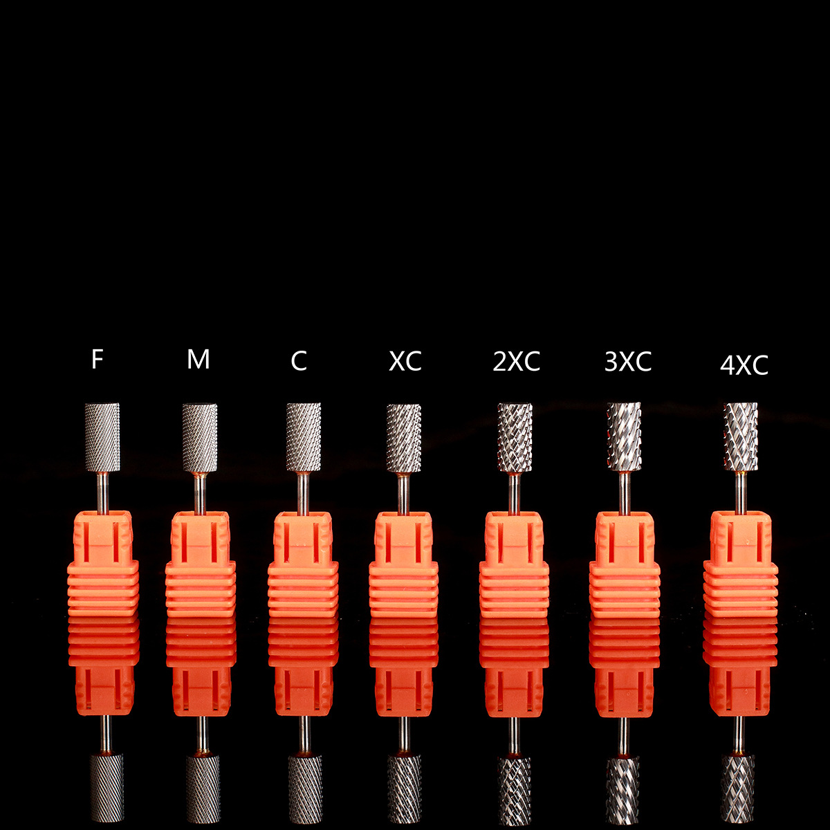 EYL 3xc 4xc Manicure Rotary Burr Milling Cutter Tungsten Carbide Nail Drill Cuticle Bits for nail acrylic powder